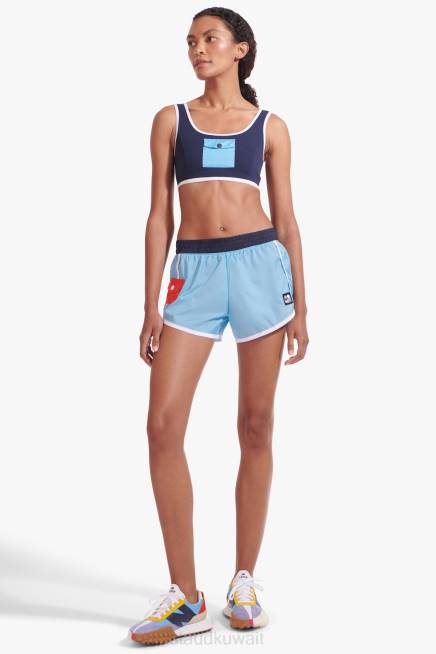 NB X STAUD 42R0565 النايلون المدى القصير نحيف ألاسكا الأزرق ملابس