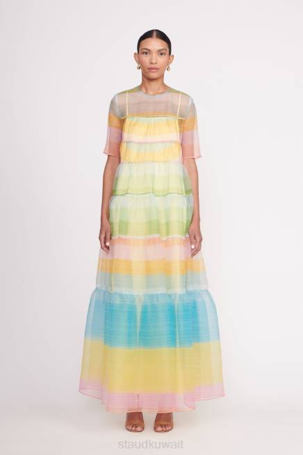 STAUD 42R0100 فستان صفير نحيف أومبير الساحلي ملابس