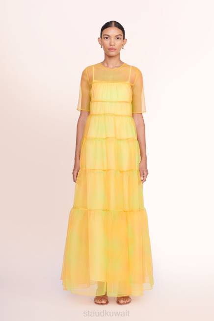 STAUD 42R0102 فستان صفير نحيف أشعة الشمس المتعددة ملابس