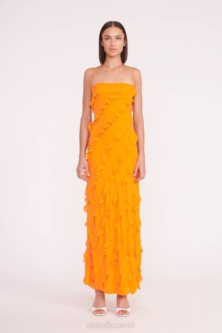 STAUD 42R01048 فستان الفير نحيف زليقة زفافي