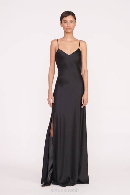 STAUD 42R011 فستان اليكسا نحيف أسود ملابس