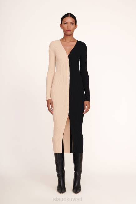 STAUD 42R0115 سترة شوكو نحيف برتقالي أسود ملابس