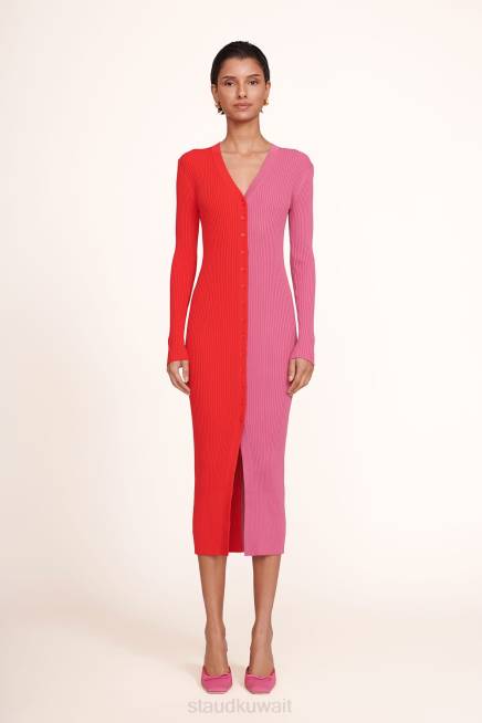 STAUD 42R0139 سترة شوكو نحيف مصاصة الكرز ملابس