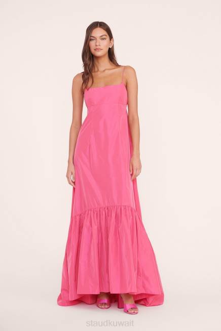 STAUD 42R0174 فستان فلورنسا نحيف زهر ملابس