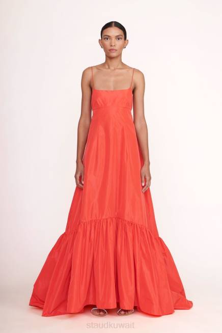 STAUD 42R0175 فستان فلورنسا نحيف كركديه ملابس