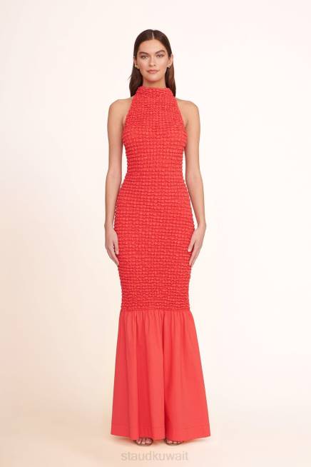 STAUD 42R0178 فستان كيرا نحيف كركديه ملابس