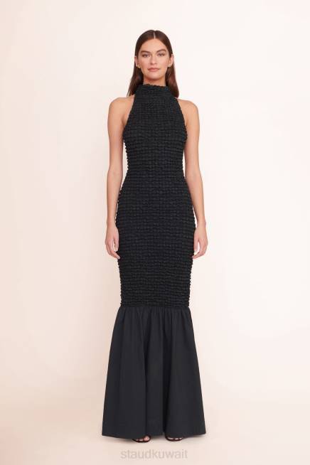 STAUD 42R0179 فستان كيرا نحيف أسود ملابس