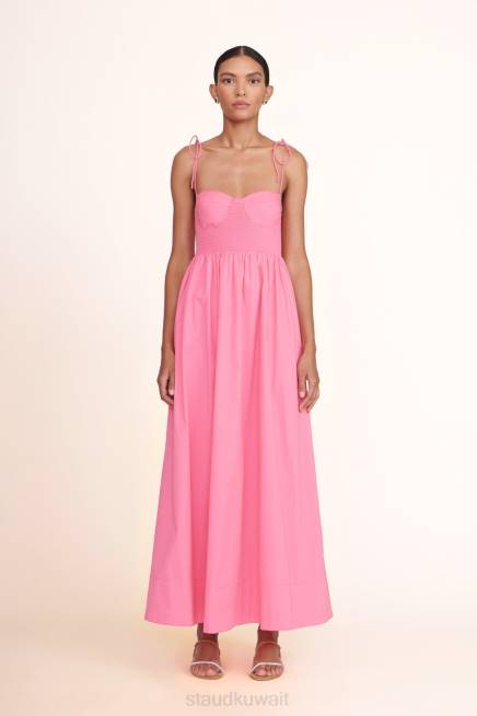 STAUD 42R0198 فستان لاندري نحيف بلوميريا ملابس