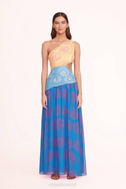 STAUD 42R0206 فستان أشلين نحيف دوامة متعددة ملابس