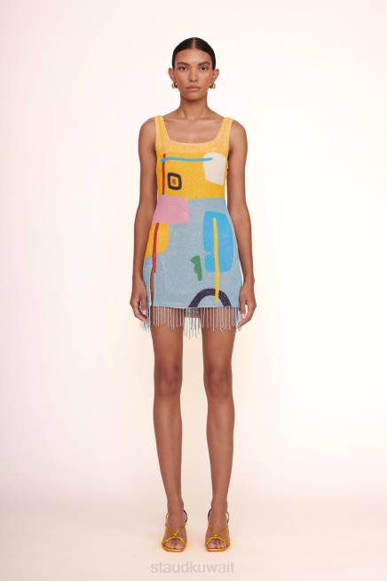 STAUD 42R021 فستان السمور le نحيف حلم النرجس البري ملابس