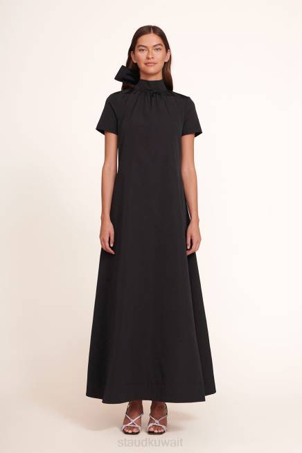 STAUD 42R0236 فستان إيلانا نحيف أسود ملابس