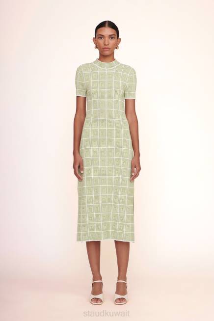 STAUD 42R0245 فستان طائرات الهليكوبتر نحيف متاهة الطحلب ملابس