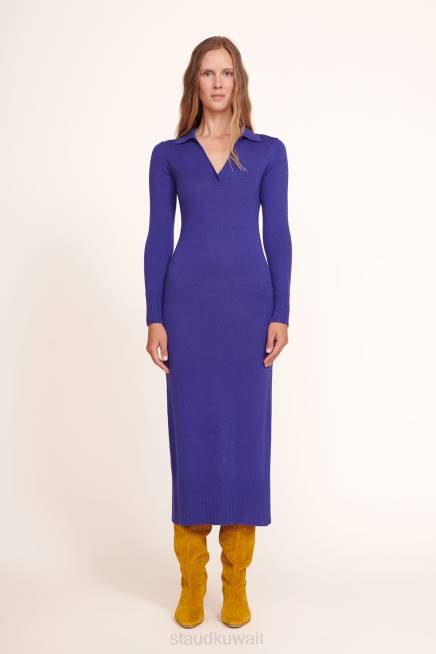 STAUD 42R0283 فستان تاج نحيف الياقوت ملابس