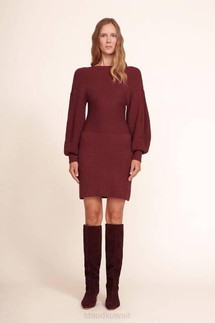 STAUD 42R0306 فستان ماريليبون نحيف ميرلو ملابس