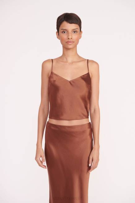 STAUD 42R0323 أعلى جرايسي نحيف القرنفل ملابس