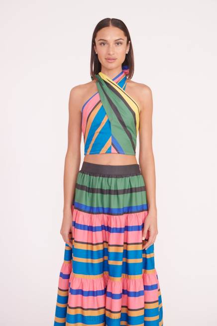 STAUD 42R0345 مدخن أعلى كاي نحيف شريط فورمينترا ملابس