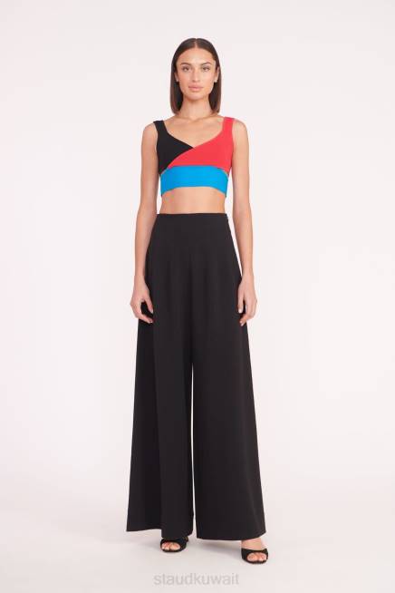 STAUD 42R0360 ترينتون أعلى نحيف موجة الرخام ملابس