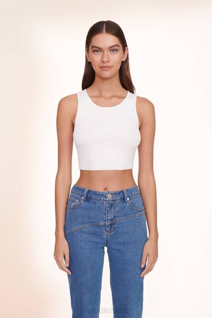 STAUD 42R0370 نور الأعلى نحيف أبيض ملابس