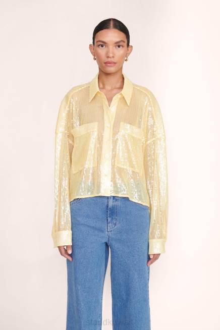 STAUD 42R0410 اقتصاص أعلى بايتون نحيف أشعة الشمس ملابس