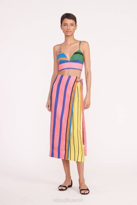 STAUD 42R0467 تنورة كايتلين نحيف شريط فورمينترا ملابس