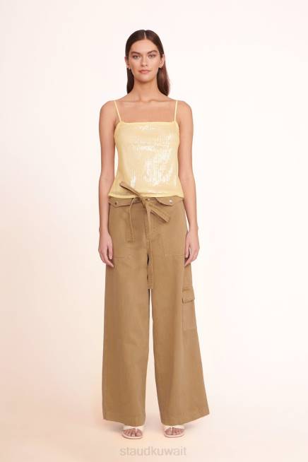 STAUD 42R0522 بانت بريدين نحيف إكليل الجبل ملابس