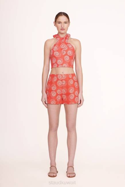 STAUD 42R0530 أوسكار قصير نحيف دوامة الكركديه ملابس