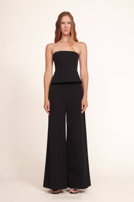 STAUD 42R0551 بانت البلوط نحيف أسود ملابس