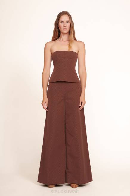 STAUD 42R0552 بانت البلوط نحيف شوكولاتة ملابس