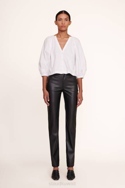 STAUD 42R0557 elliot جلد نباتي نحيف أسود ملابس