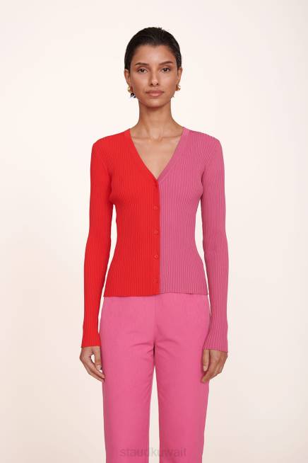 STAUD 42R0573 سترة البضائع نحيف مصاصة الكرز ملابس