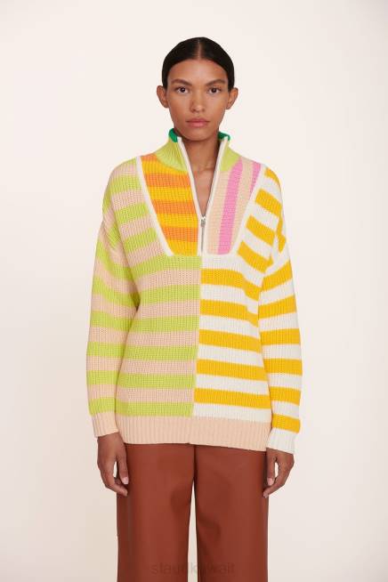 STAUD 42R0596 سترة هامبتون نحيف كابري شريط متعدد ملابس