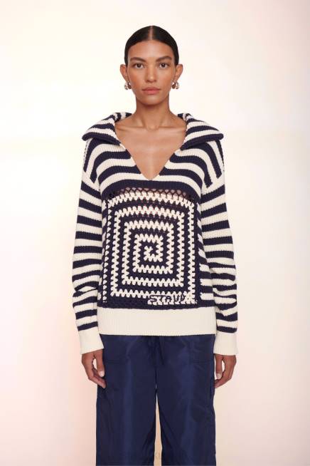 STAUD 42R0603 سترة سبيكة نحيف الكوبالت الحمضي ملابس