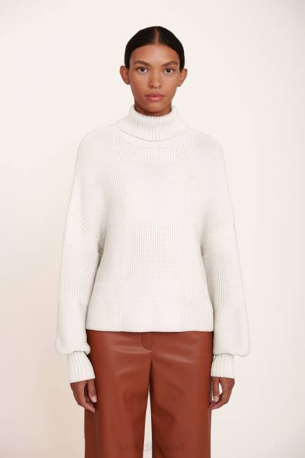 STAUD 42R0605 سترة بيني نحيف عاج ملابس