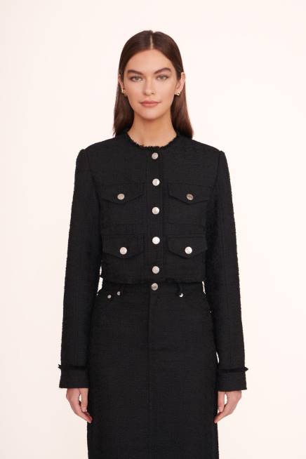 STAUD 42R0611 سترة كيللا نحيف أسود ملابس