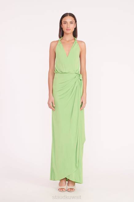 STAUD 42R062 فستان ريغان نحيف كيوي ملابس