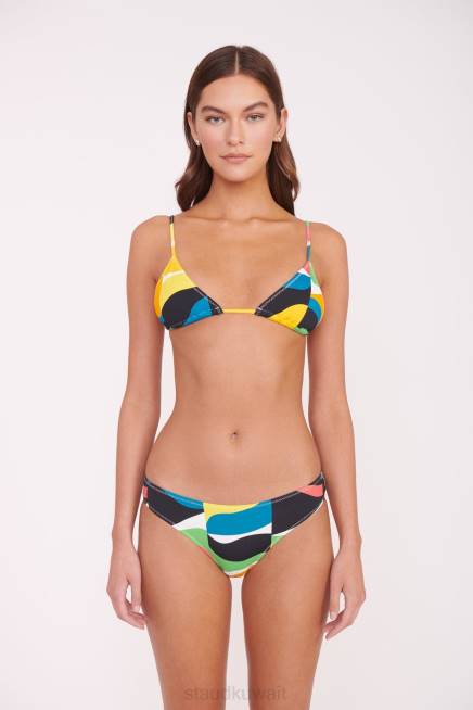 STAUD 42R0662 أعلى مثلث الكسيس نحيف موجة الرخام ملابس