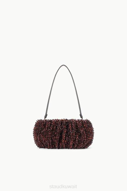 STAUD 42R0682 مطرز كيس فول الماهوجني نحيف الماهوجني / أسود ملابس