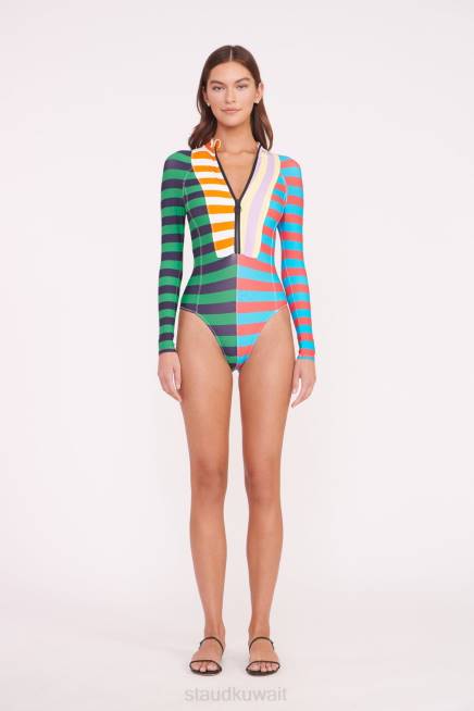 STAUD 42R0686 أماليا طفح الحرس نحيف كابانا شريط متعدد ملابس