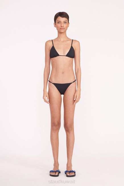 STAUD 42R0707 أسفل سلسلة سيسلي نحيف أسود ملابس