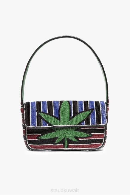 STAUD 42R0730 كيس مطرز تومي نحيف شريط ورقة ملابس