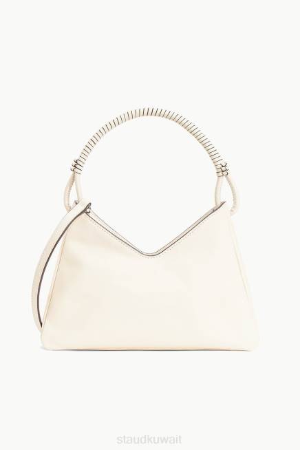 STAUD 42R0798 حقيبة كتف فاليري نحيف كريم مُكَمِّلات