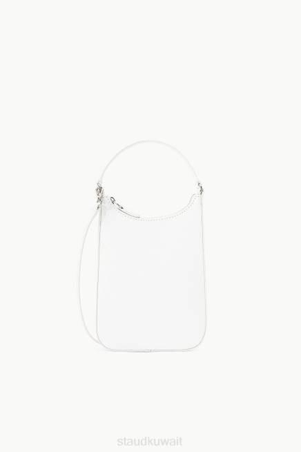 STAUD 42R0819 حقيبة صغيرة أليك نحيف أبيض مُكَمِّلات