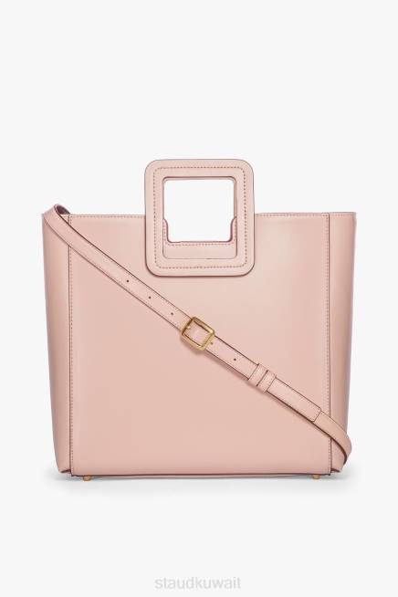 STAUD 42R0833 حقيبة جلدية شيرلي نحيف احمر خدود مُكَمِّلات