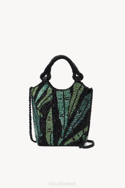 STAUD 42R0842 كيس مطرز زوي نحيف نخلة خضراء مُكَمِّلات