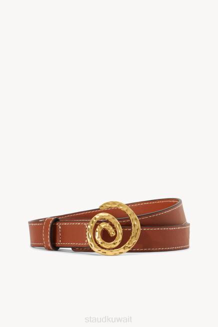 STAUD 42R0852 حزام مشبك دائري نحيف تان مُكَمِّلات