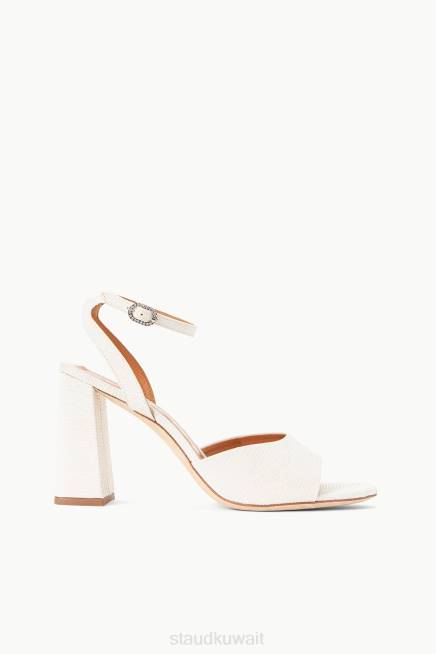 STAUD 42R0868 كعب صولانج نحيف أبيض أحذية