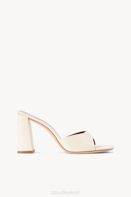 STAUD 42R0880 كعب سلون نحيف كريم أحذية