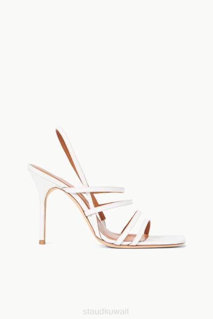 STAUD 42R0884 اليانسون صقيل كعب نحيف أبيض أحذية