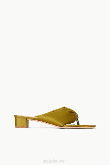 STAUD 42R0887 صندل داليا صندل نحيف زيتون أحذية
