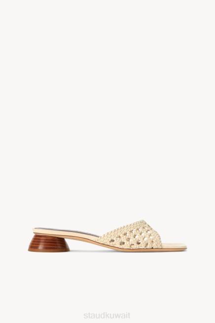 STAUD 42R0891 كعب كروشيه من سيمون نحيف كريم أحذية